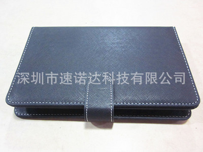 深圳市速诺达科技 厂家直销多尺寸平板电脑通用键盘皮套，优质皮革，批发优选